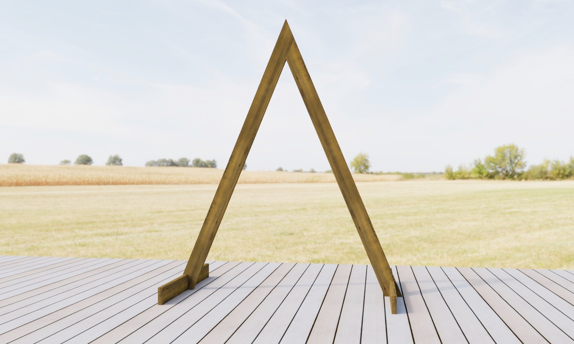 Triangle Wedding Arch Free Plans With Cut List Ana White